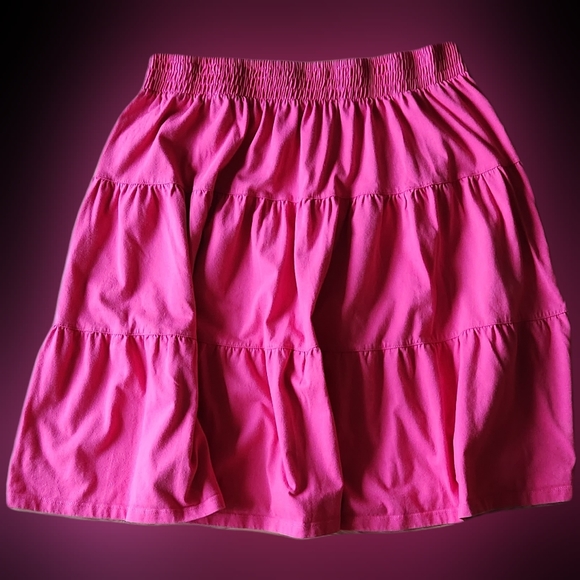 #C96 Woman Within Pink Plus Size Gathered Skirt - Picture 2 of 8
